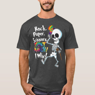 Sten Pappra saxen Throat Slår I Win Skeleton Rai T Shirt