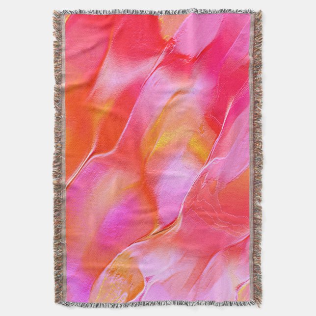 Sten polerat i rosa och orange filt (Framsidan Vertikal)