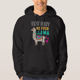 Sten: Provningsdag för Llama-lärarexamen Hoodie