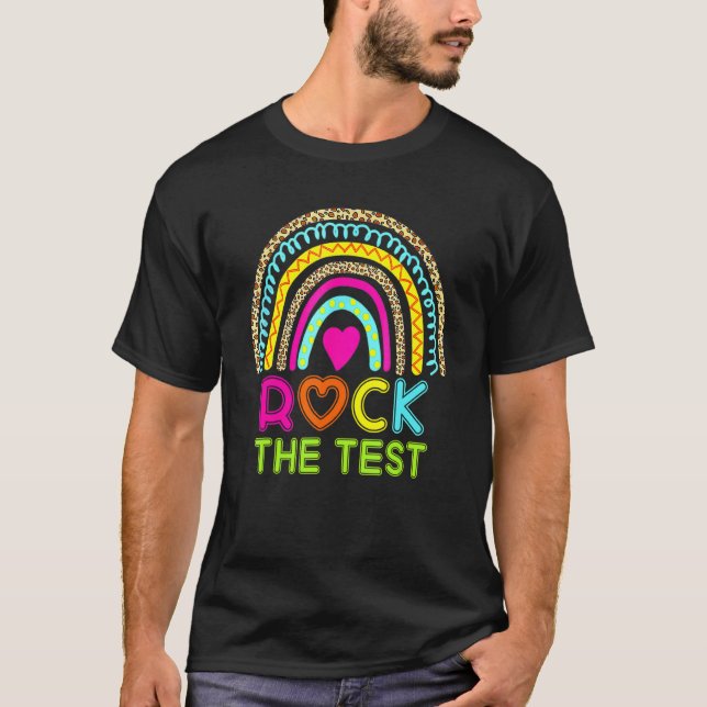 Sten provningsdagen för Student-testdagen för lära T Shirt (Framsida)
