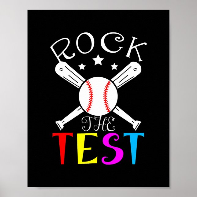 Sten provningsdagen för testlärartestdagen är bekv poster (Framsidan)