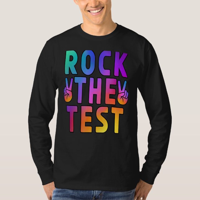 Sten: Provningsdagslärare på testdagen T Shirt (Framsida)