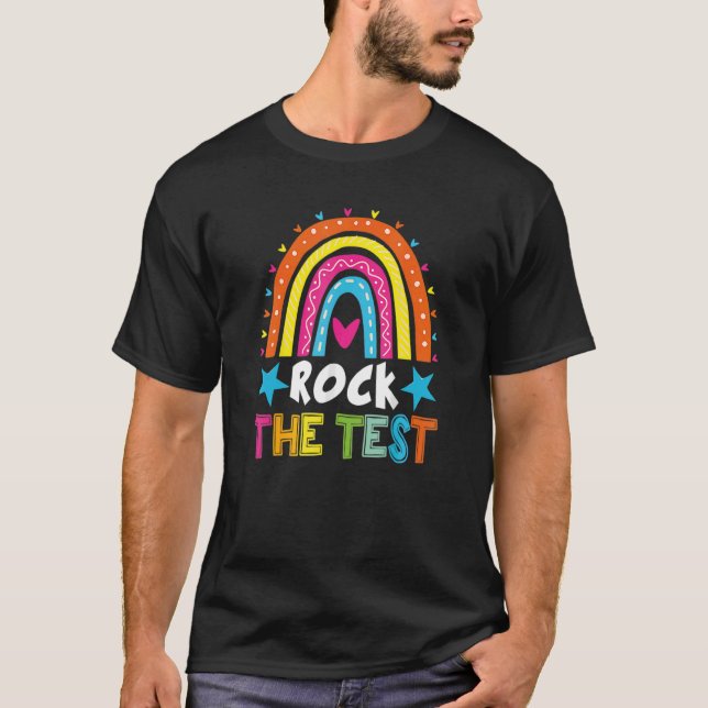 Sten: Provningsdagslärare på testdagen T Shirt (Framsida)