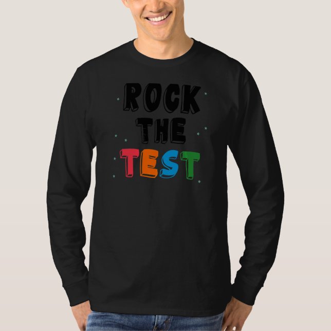 Sten: Provningsdagslärare på testdagen T Shirt (Framsida)