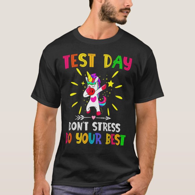 Sten: Provningsdagslärare på testdagen T Shirt (Framsida)