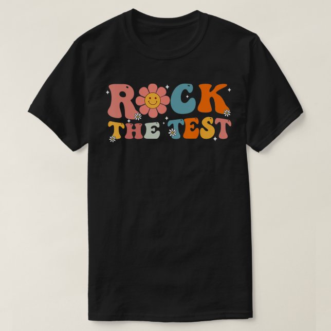 Sten: Provningsdagsläraren för testdagar T Shirt (Design framsida)