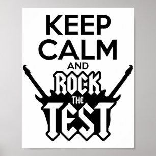 Sten: Provningsdagslärartesten Idea School Poster