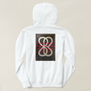 Sten Rebel: Manar Basic Hooded Sweatshirt med Bläc