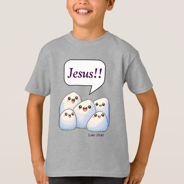 Sten ringer upp Namn T Shirt (Framsida)