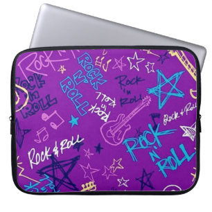 STEN & ROCKSTJÄRNA LILA LAPTOP SLEEVE