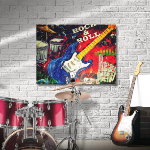 Sten & Roll Abstrakt Canvastryck