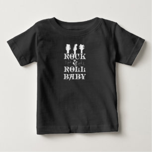 Sten & Roll Baby Guitar Kid Music Band Rocker T Shirt