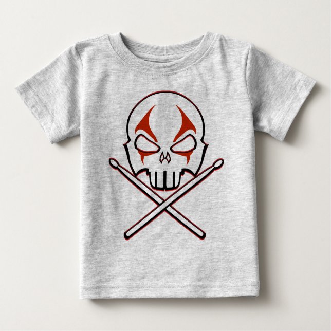 Sten & Roll Baby Shirt Heavy Metall Baby Shirt Tröja (Framsida)