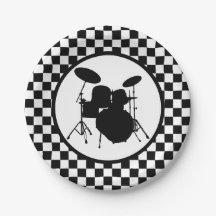 Sten & Roll Drummer Checker Drum Kit