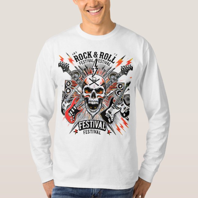 Sten & roll-festival t shirt (Framsida)