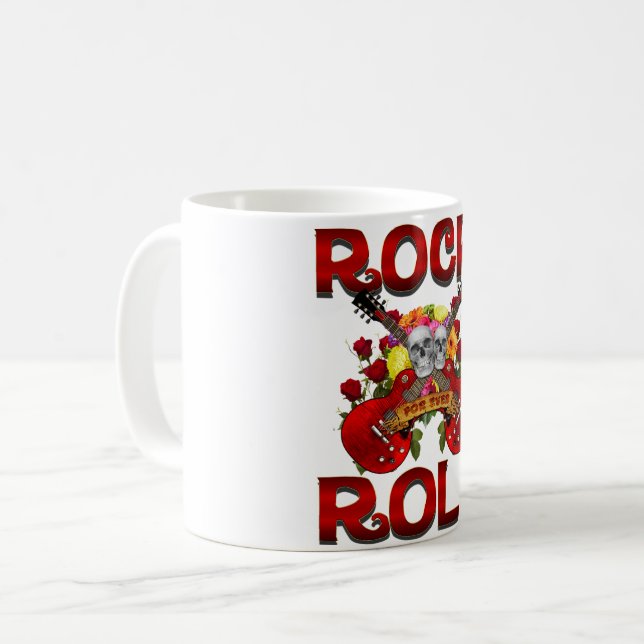 Sten roll för hela Döskallarna Kaffemugg (Framsida vänster)