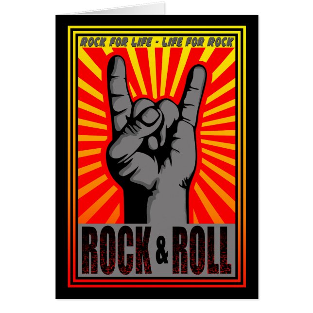 Sten & Roll Hälsningskort (Framsidan)