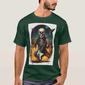 Sten & Roll Inferno: Bold Skull-konsert Poster Tee