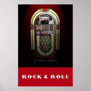 Sten & Roll Jukebox 36 x 24 Poster
