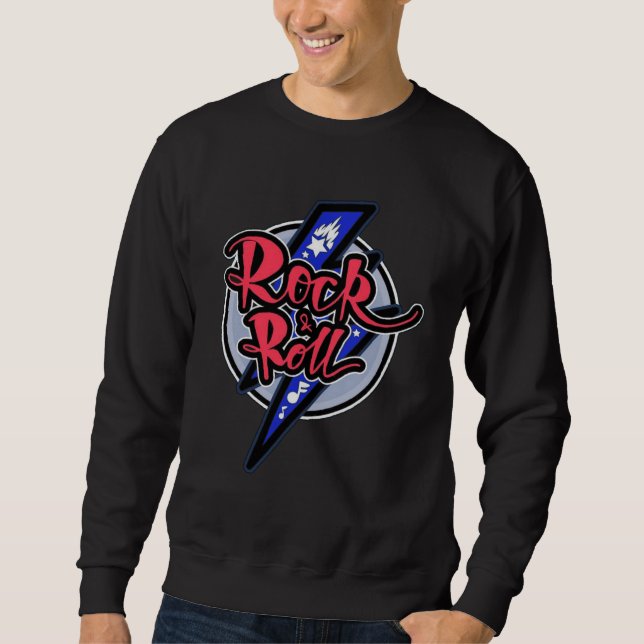 Sten & Roll Lightning Sweatshirt (Framsida)