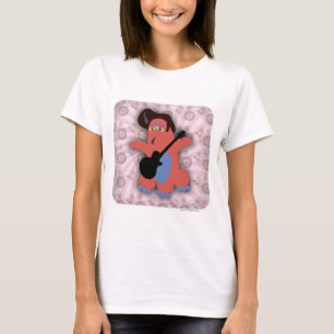 Sten Roll Monster Cute Tecknade figurer Art T-shirt