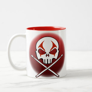 Sten & Roll Mugg Kopp Heavy Metall Drummer Kopp Gi