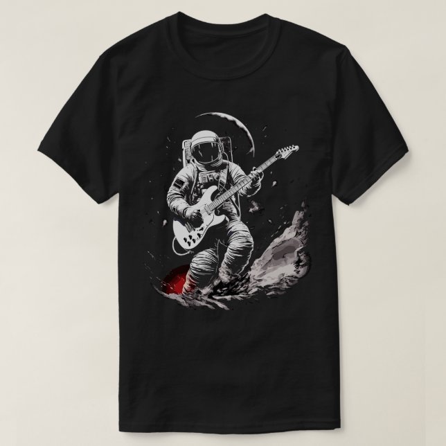Sten Roll Music Cont Festival Astronaut Space G T Shirt (Design framsida)