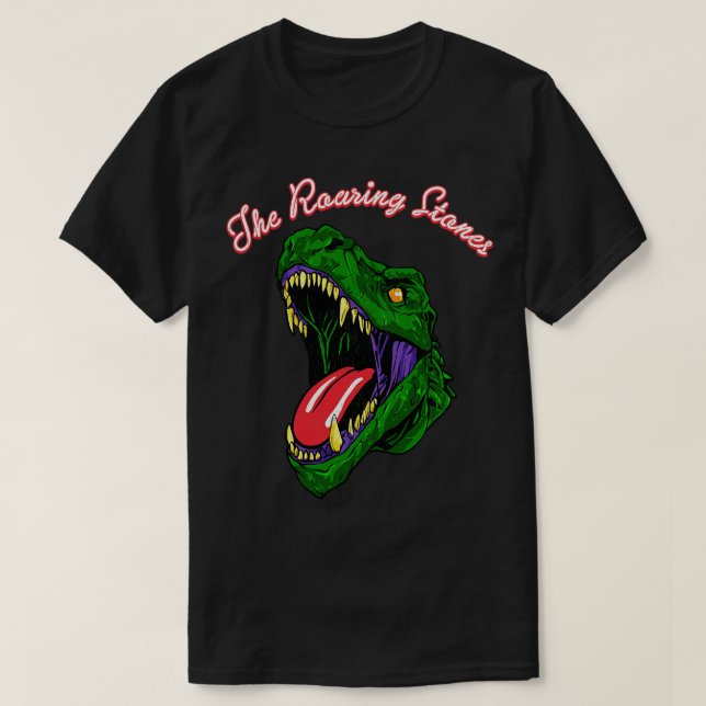 Sten Roll Music Cont Festival TRex Dinosaur T Shirt (Design framsida)