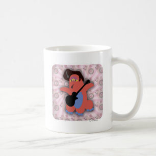 Sten Roll Musical Monster Tecknad Roligt Art. Kaffemugg