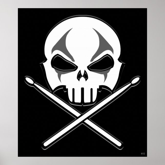 Sten & Roll Poster Heavy Metall Drummer Poster Dec (Framsidan)