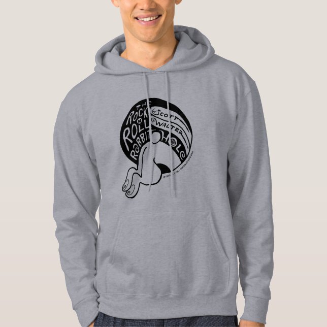 Sten & Roll Rabbit Hål logotyp Hoodie (Framsida)