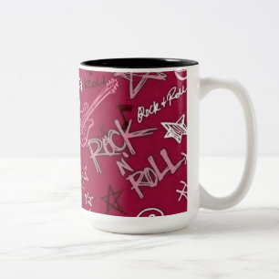 Sten & Roll Rockstjärna Red Coffee Mugg