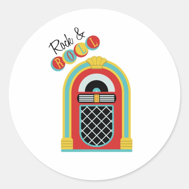 Sten & Roll Runt Klistermärke (Framsida)