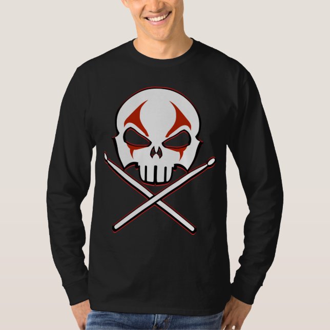 Sten & Roll Shirt Heavy Metall Shirt Långärmad Tröja (Framsida)