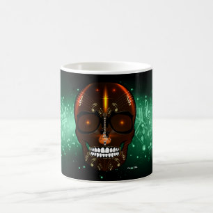 Sten & Roll Skull Skeleton Mugg