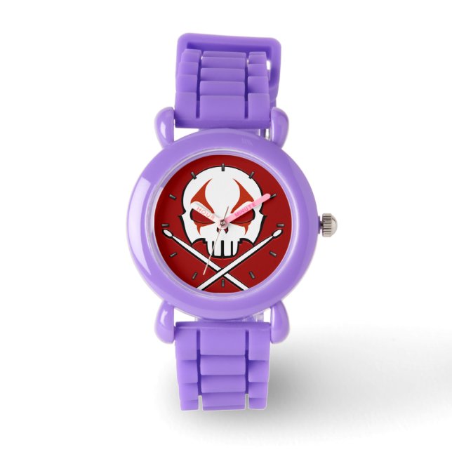 Sten & Roll Watch Heavy Metall Drummer Wrist Watch Armbandsur (Framsida)