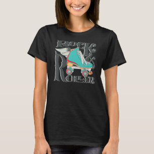 Sten & Roller Skating Roller Retro 70's 80's Skate T Shirt