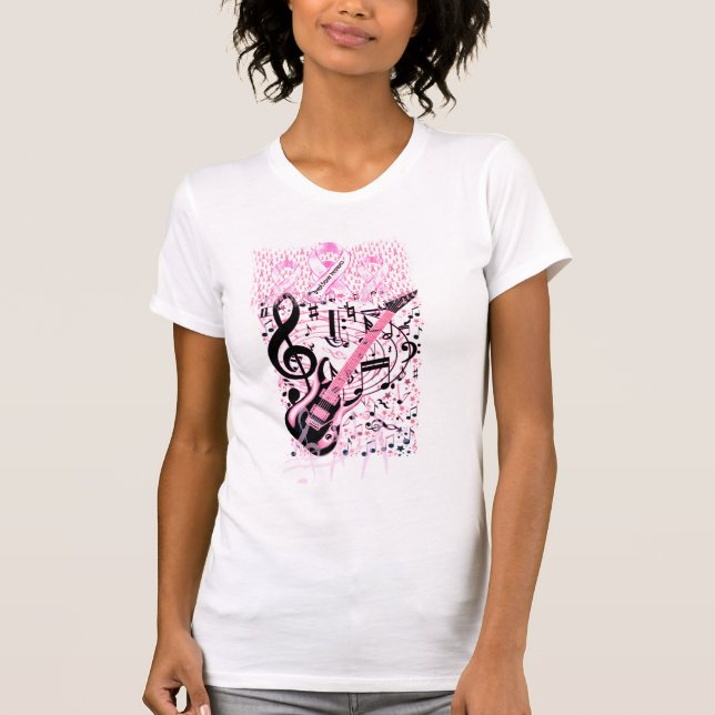 Sten & Rolling for Breast Cancer Awareness_ T-shirt (Framsida)