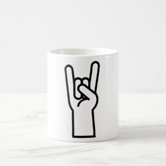 Sten & rulle räcker symbol kaffemugg