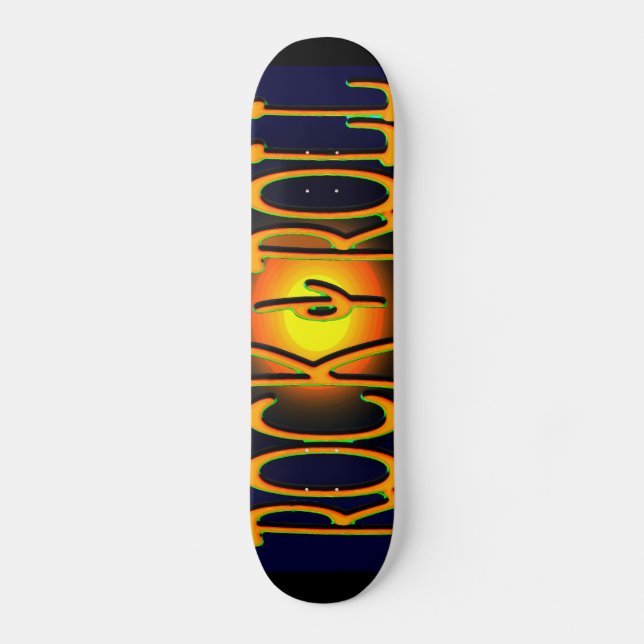 Sten- & rullSkateboard Old School Skateboard Bräda 21,6 Cm (Framsida)