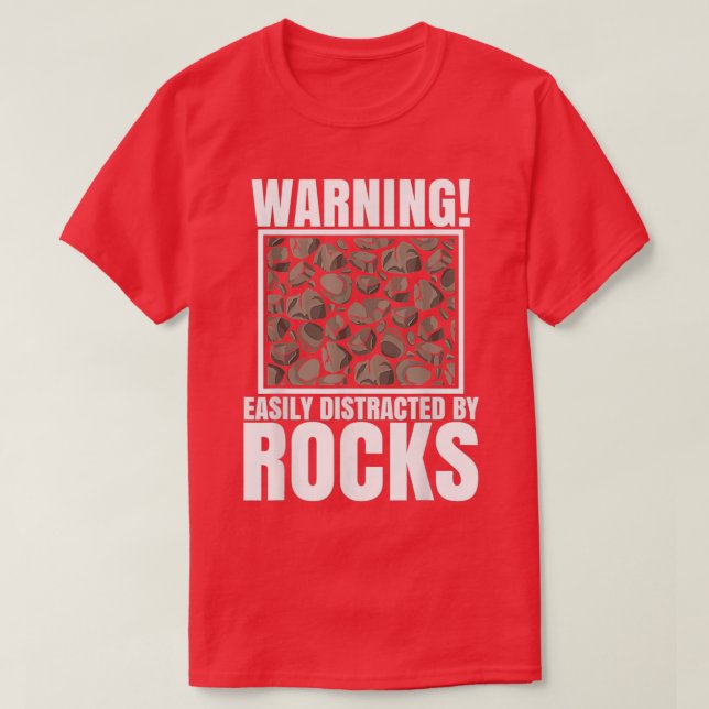 Sten Samlande geologen Humor geologi T Shirt (Design framsida)