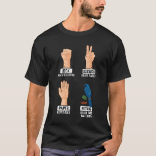 Sten Sax Pappers Ingenting Slår Fågelskådning Bi T Shirt