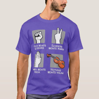 Sten-sax Pappra Inget Beats Violin T Shirt