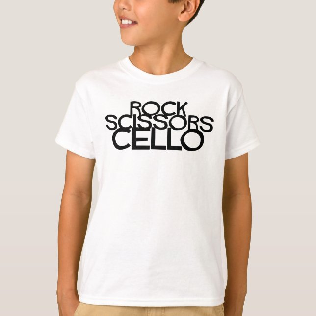 Sten Scissors Cello T-shirt (Framsida)