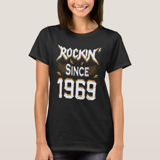 Sten sedan 1969 53:e födelsedagen 53 år gammal dag t shirt (Framsida)