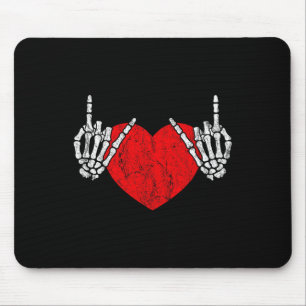 Sten Skeleton Hand Heart Rock and roll Musmatta
