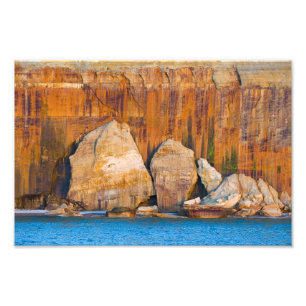 Sten-slabs, Pictured Sten National Lakeshore, MI Fototryck