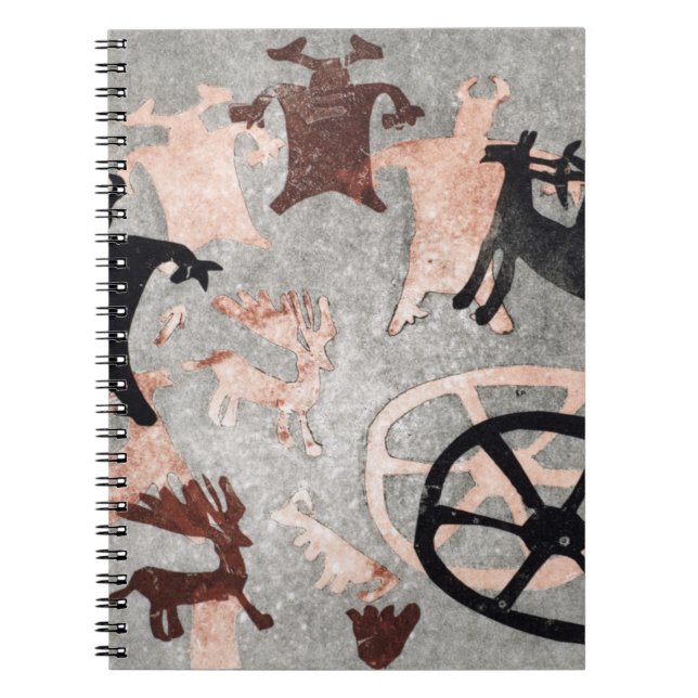 Sten som målar 1994 anteckningsbok med spiral (Framsidan)