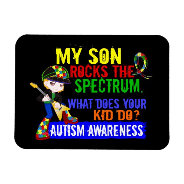 Sten Spectrum Autism Son Magnet (Horisontell)