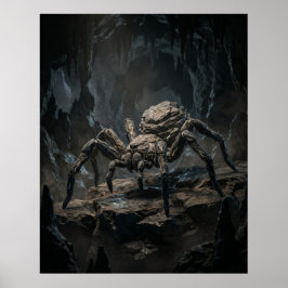 Sten Spindel Glömd Grotta Poster